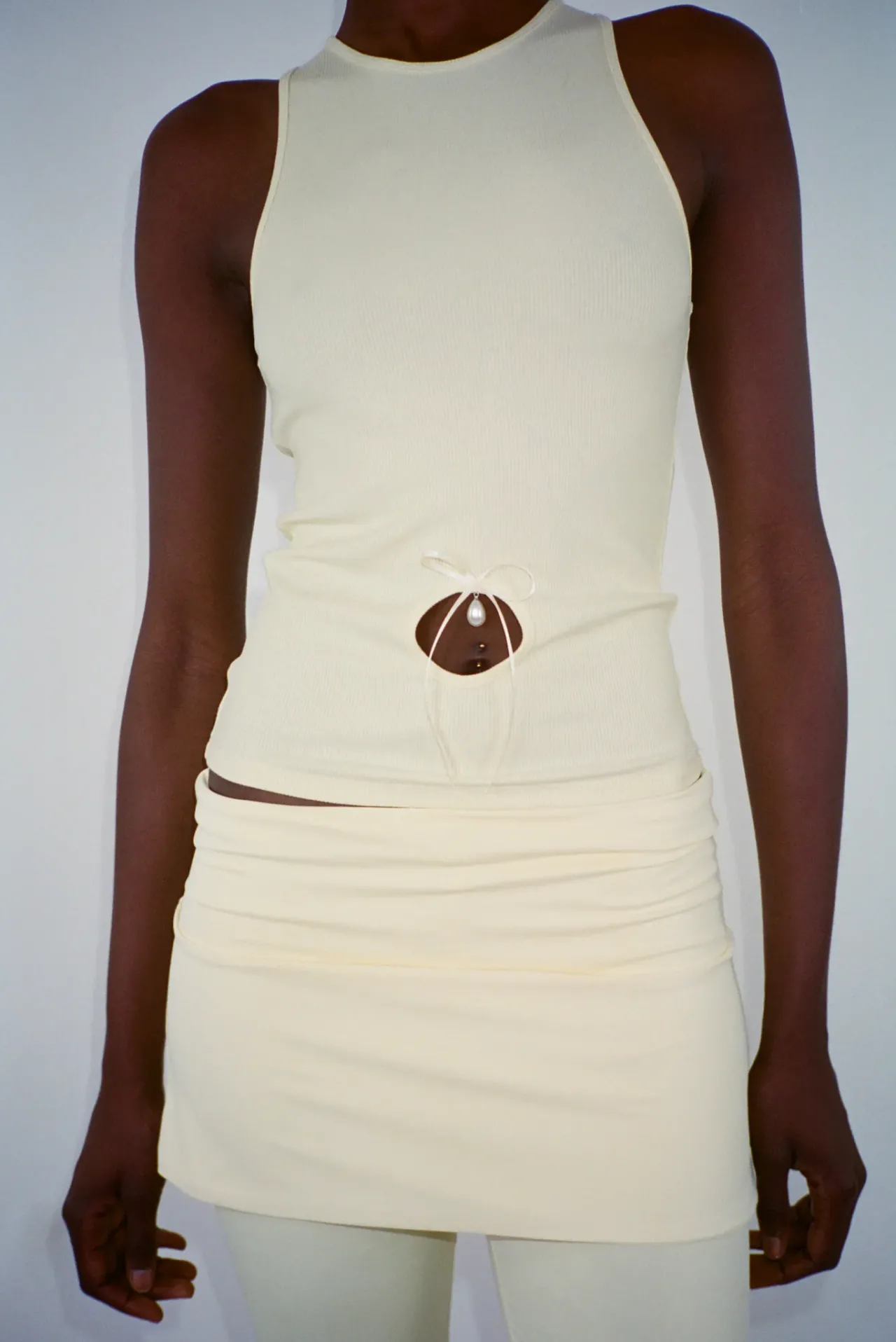 Women Sandy Liang Tops^Bellisimo Tank In Butter