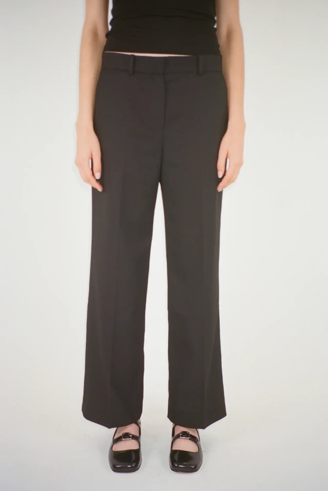 Women Sandy Liang Uniform^Boxy Pant In Black