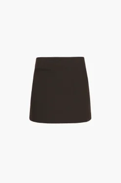 Women Sandy Liang Skirts^Catbus Skirt In Brown