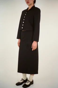 Women Sandy Liang Outerwear^Charm Jacket In Black