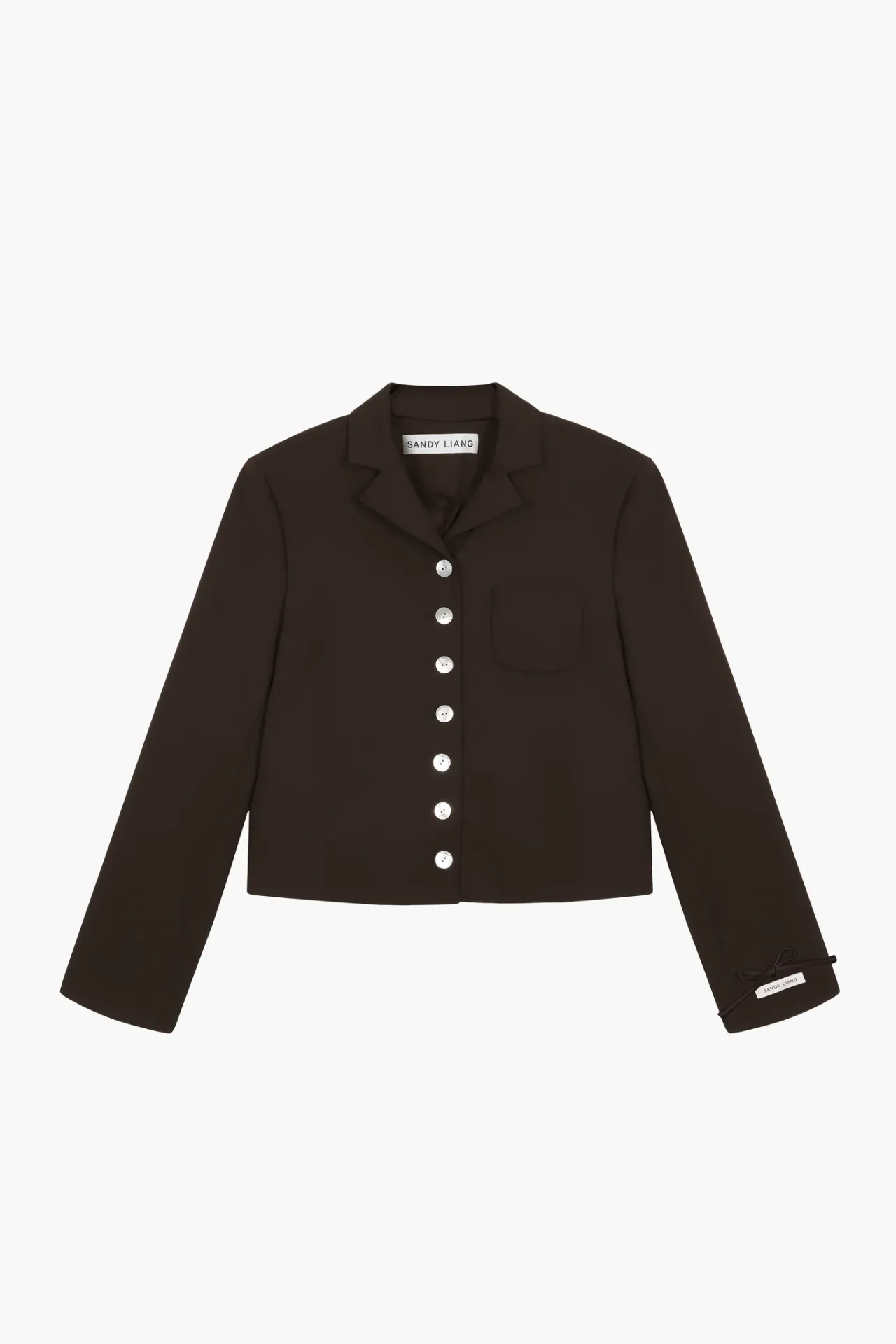 Women Sandy Liang Outerwear^Charm Jacket In Brown