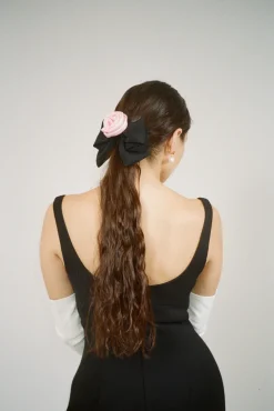 Women Sandy Liang Hair^Corsage Hair Bow In Pink