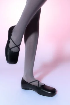 Women Sandy Liang Shoes^Criss Cross Pointe In Black Nappa