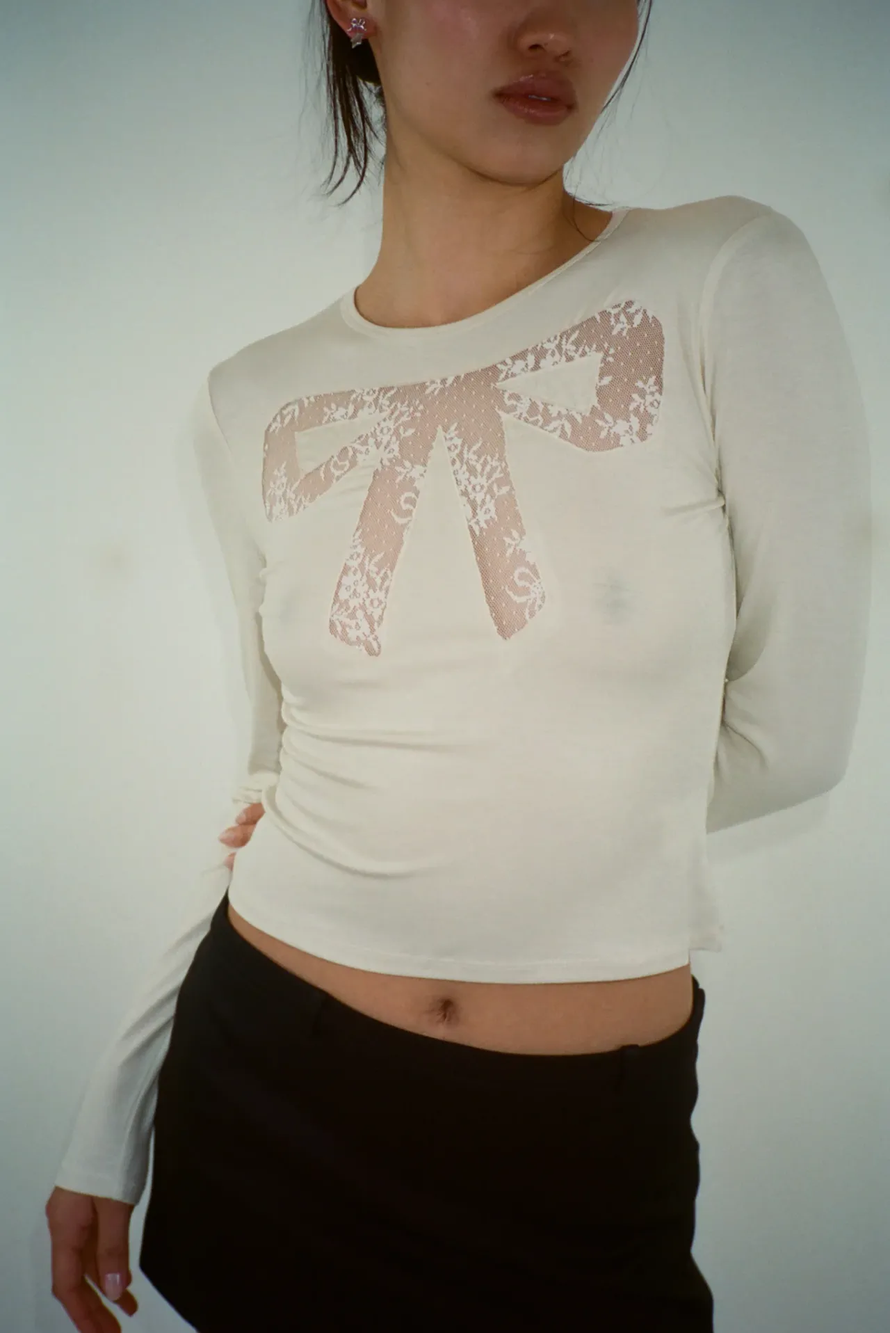 Women Sandy Liang Tops^Doting Top In Bone
