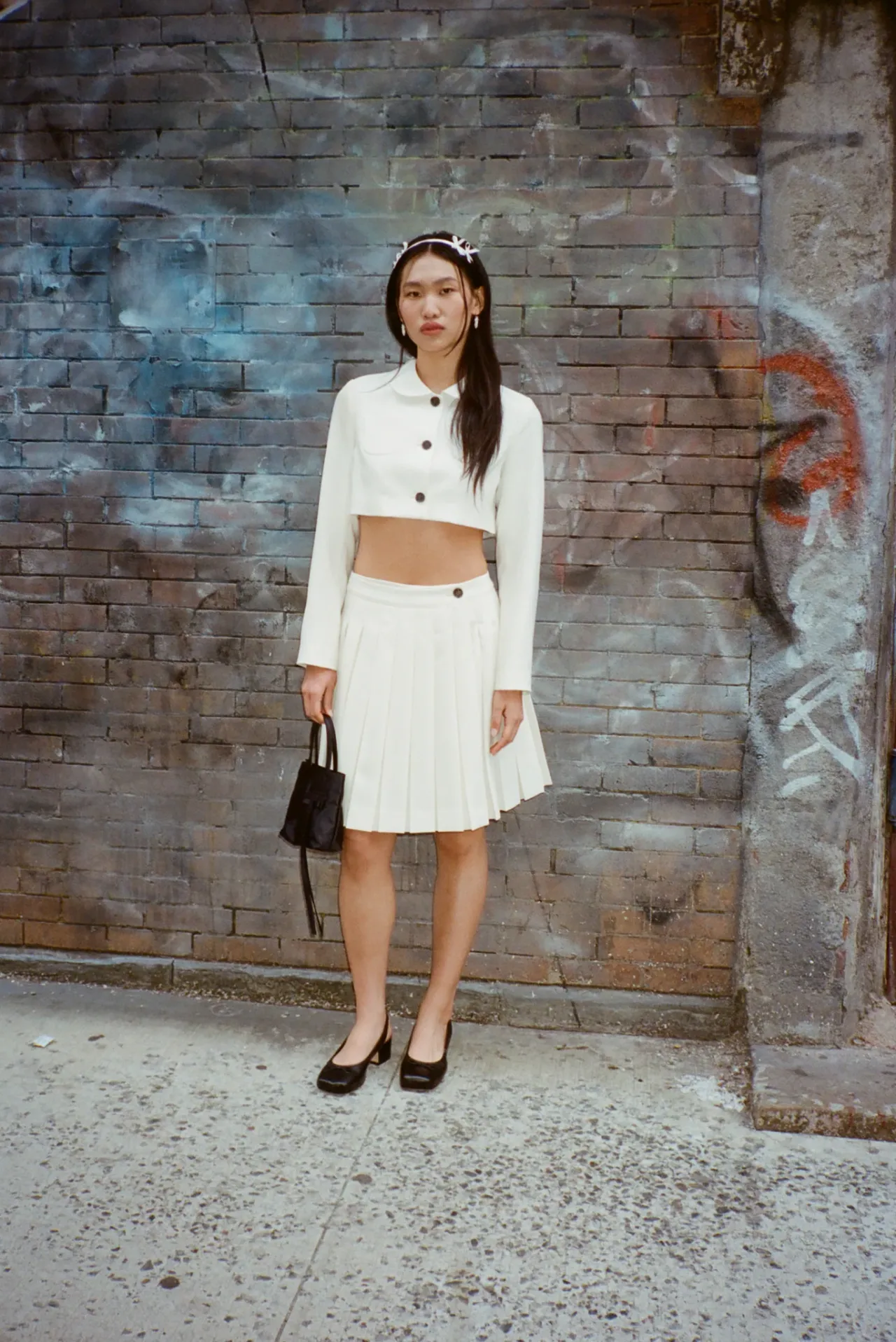 Women Sandy Liang Bridal^Ennis Jacket In Bone