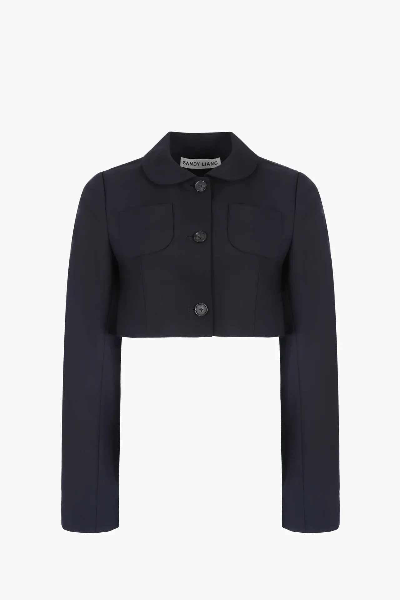 Women Sandy Liang Uniform^Ennis Jacket In Dark Navy