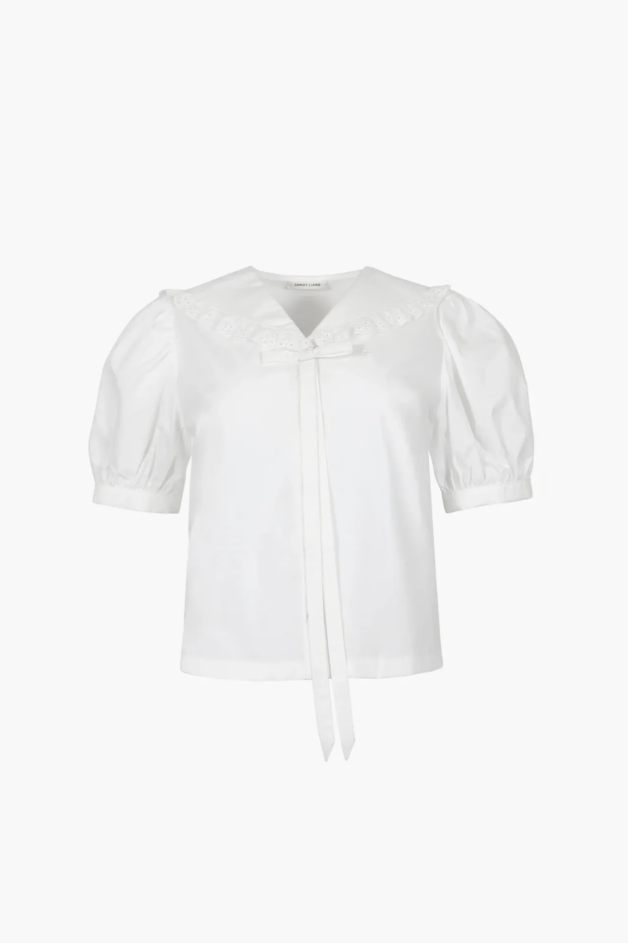 Women Sandy Liang Tops^Florent Top In White