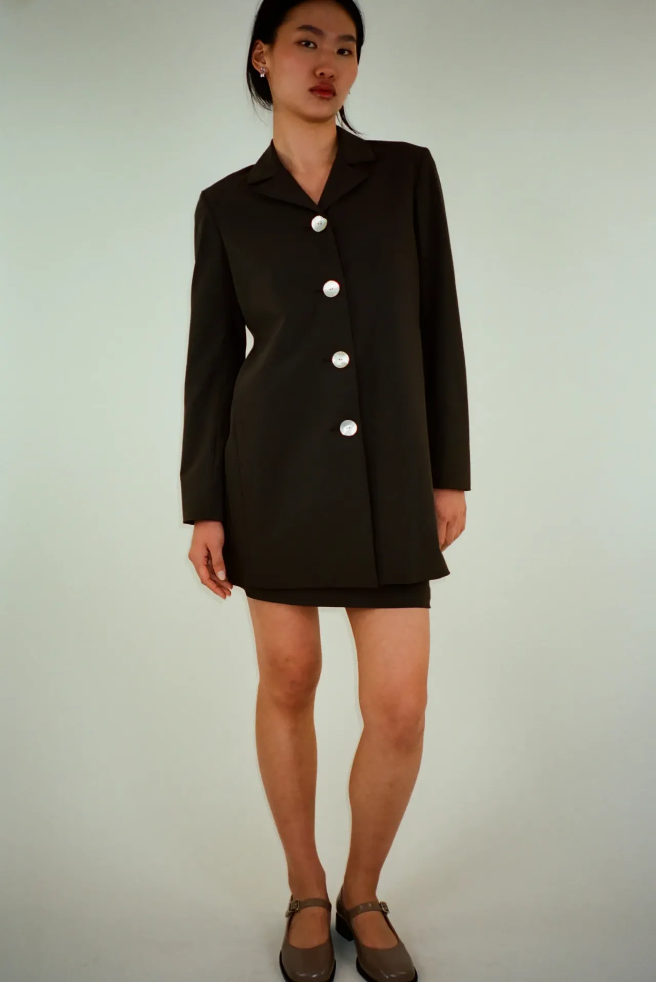 Women Sandy Liang Outerwear^Greene Coat In Brown