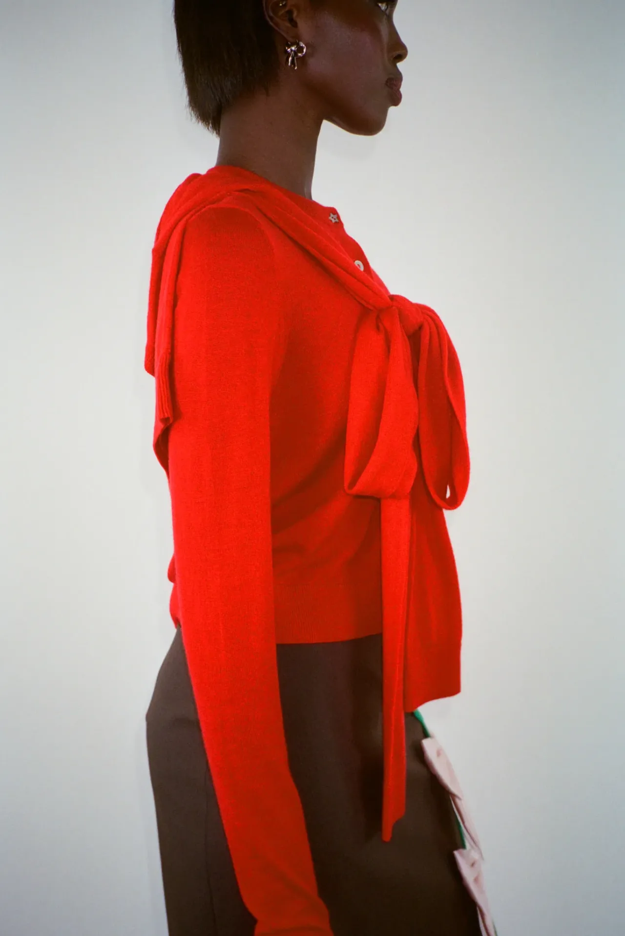 Women Sandy Liang Knits^Hermit Cardigan In Red