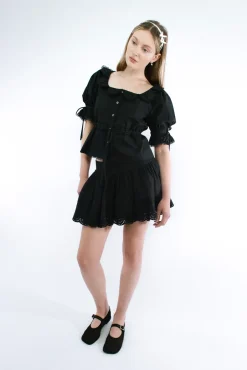 Women Sandy Liang Skirts^Ira Skirt In Black