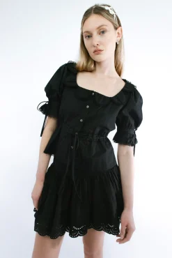 Women Sandy Liang Skirts^Ira Skirt In Black