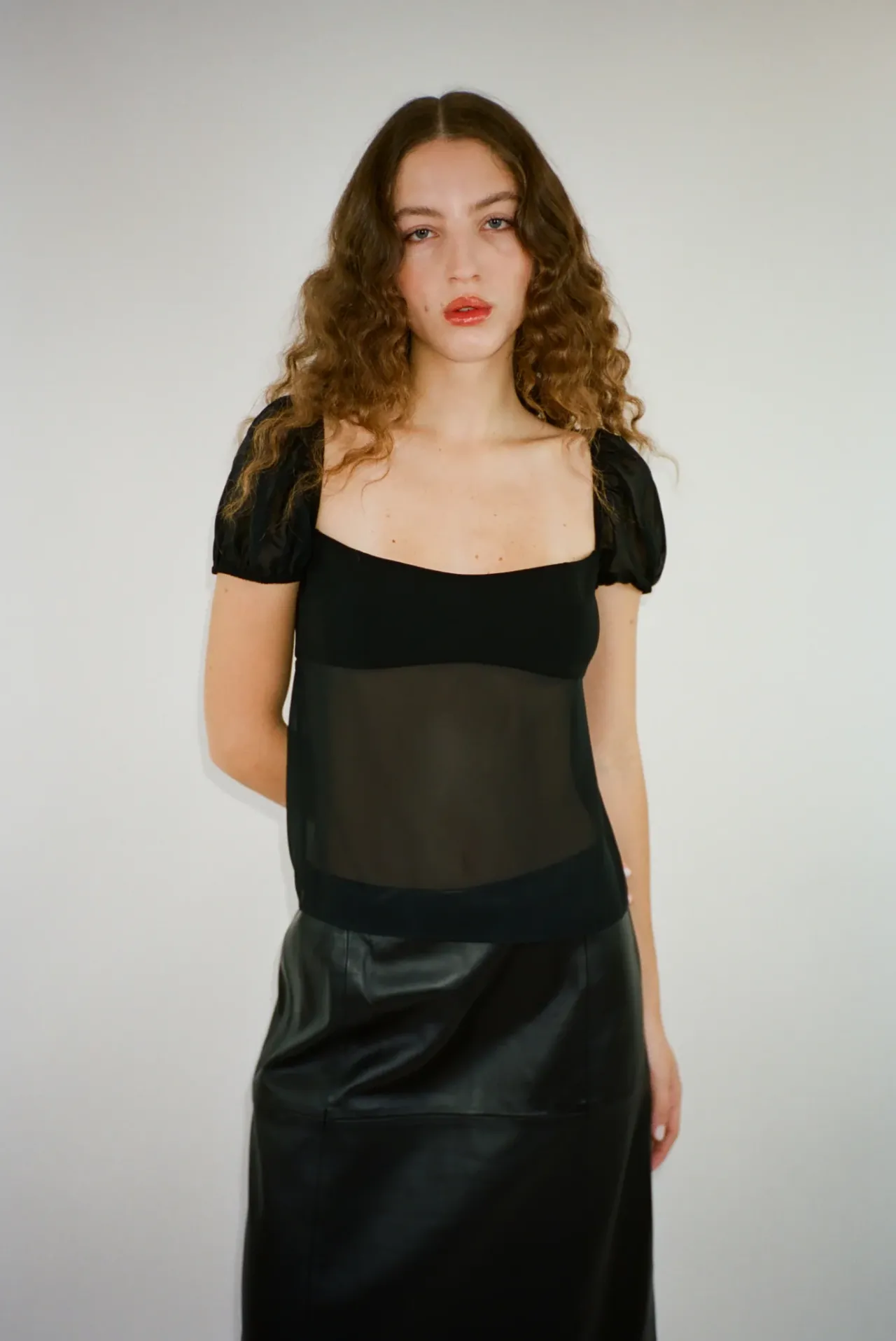Women Sandy Liang Tops^Katina Top In Black