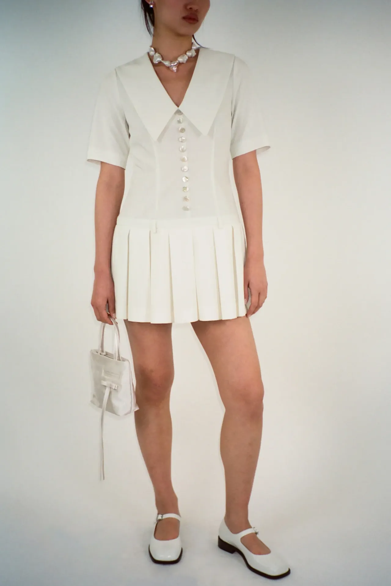 Women Sandy Liang Dresses^Kerry Dress In Bone