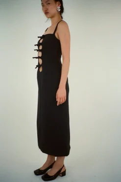 Women Sandy Liang Dresses^Leonie Dress In Black
