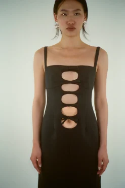 Women Sandy Liang Dresses^Leonie Dress In Black