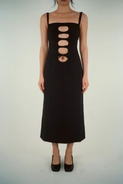 Women Sandy Liang Dresses^Leonie Dress In Black