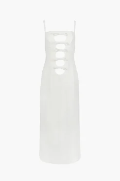 Women Sandy Liang Dresses^Leonie Dress In Bone
