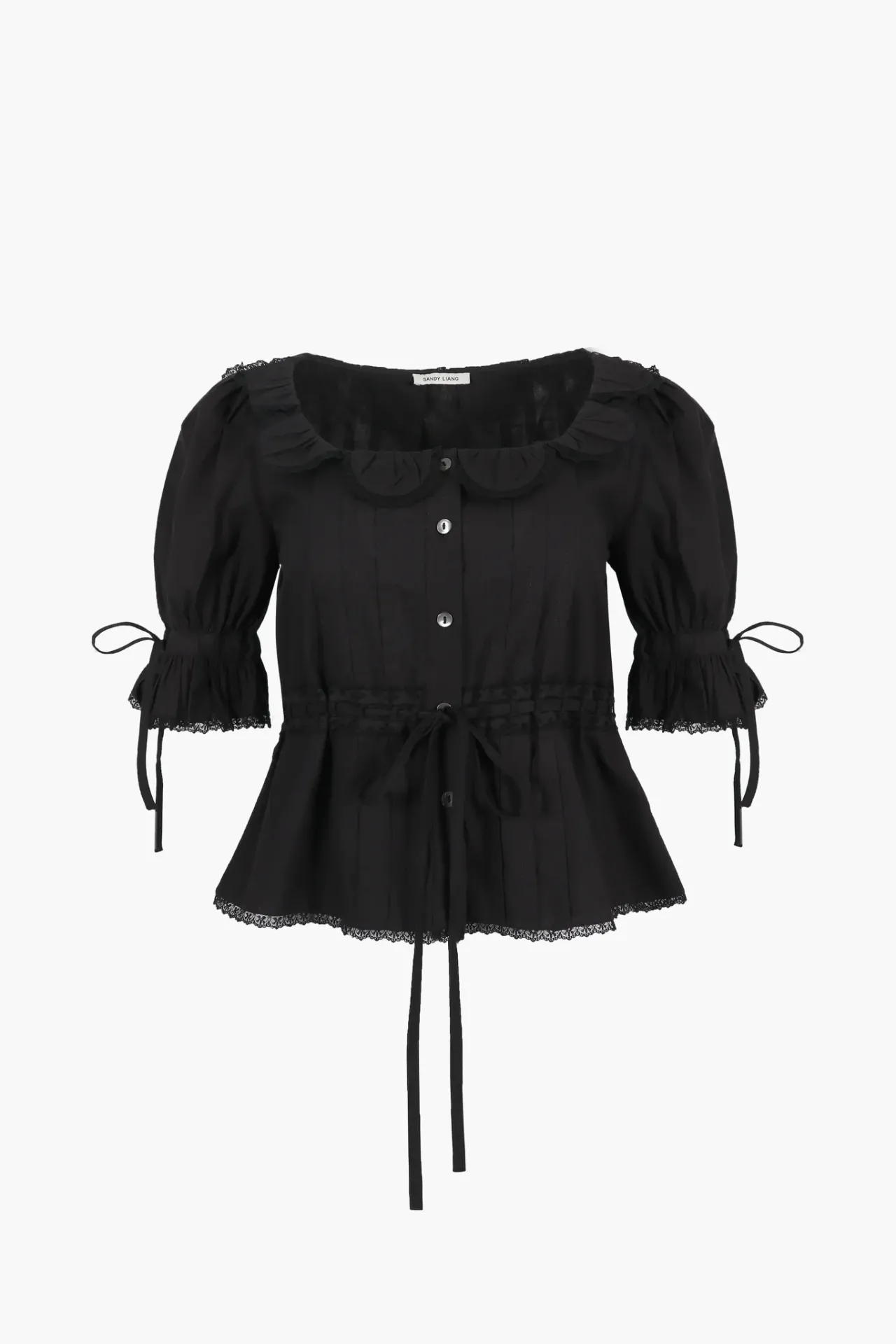 Women Sandy Liang Tops^Melon Top In Black
