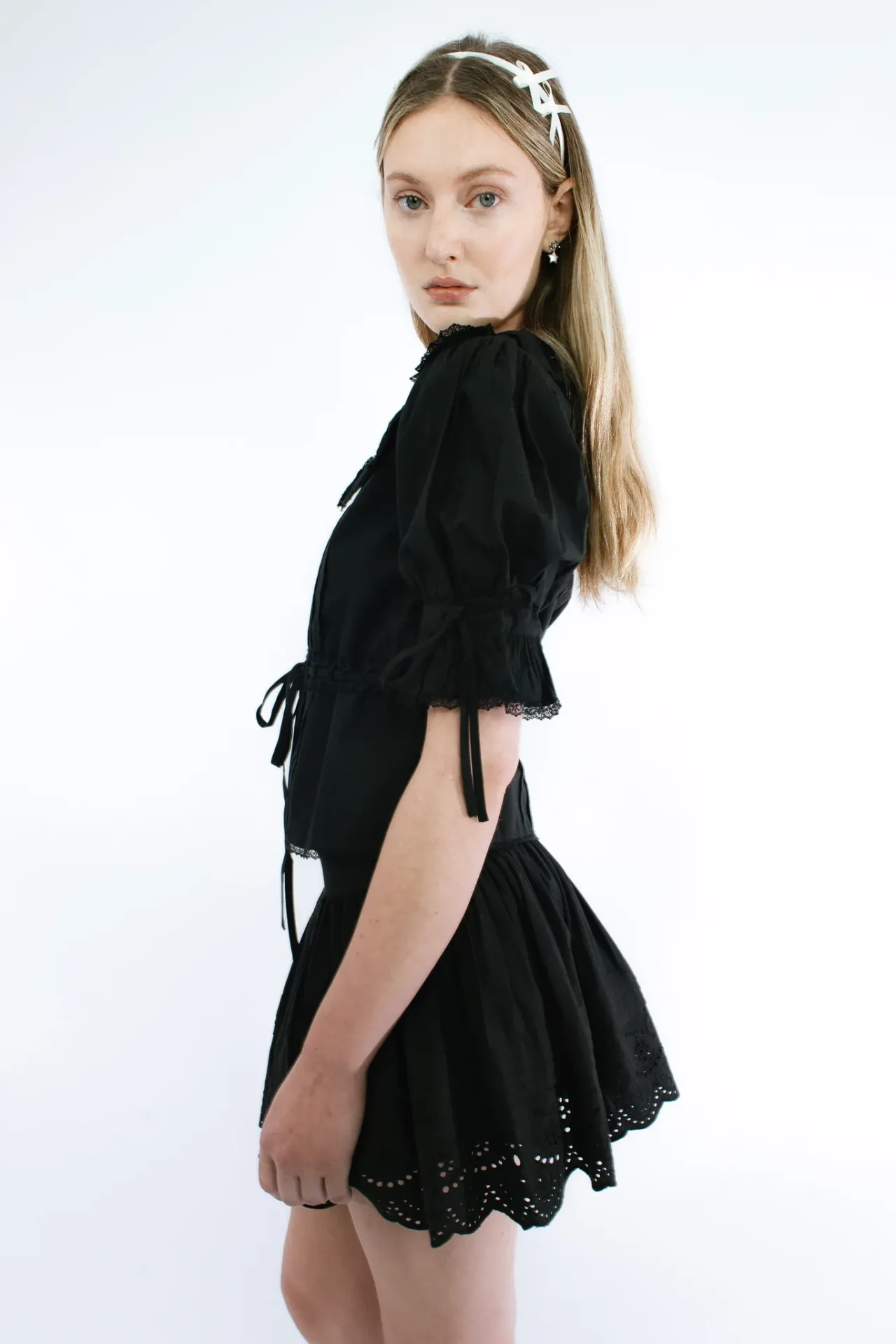 Women Sandy Liang Tops^Melon Top In Black