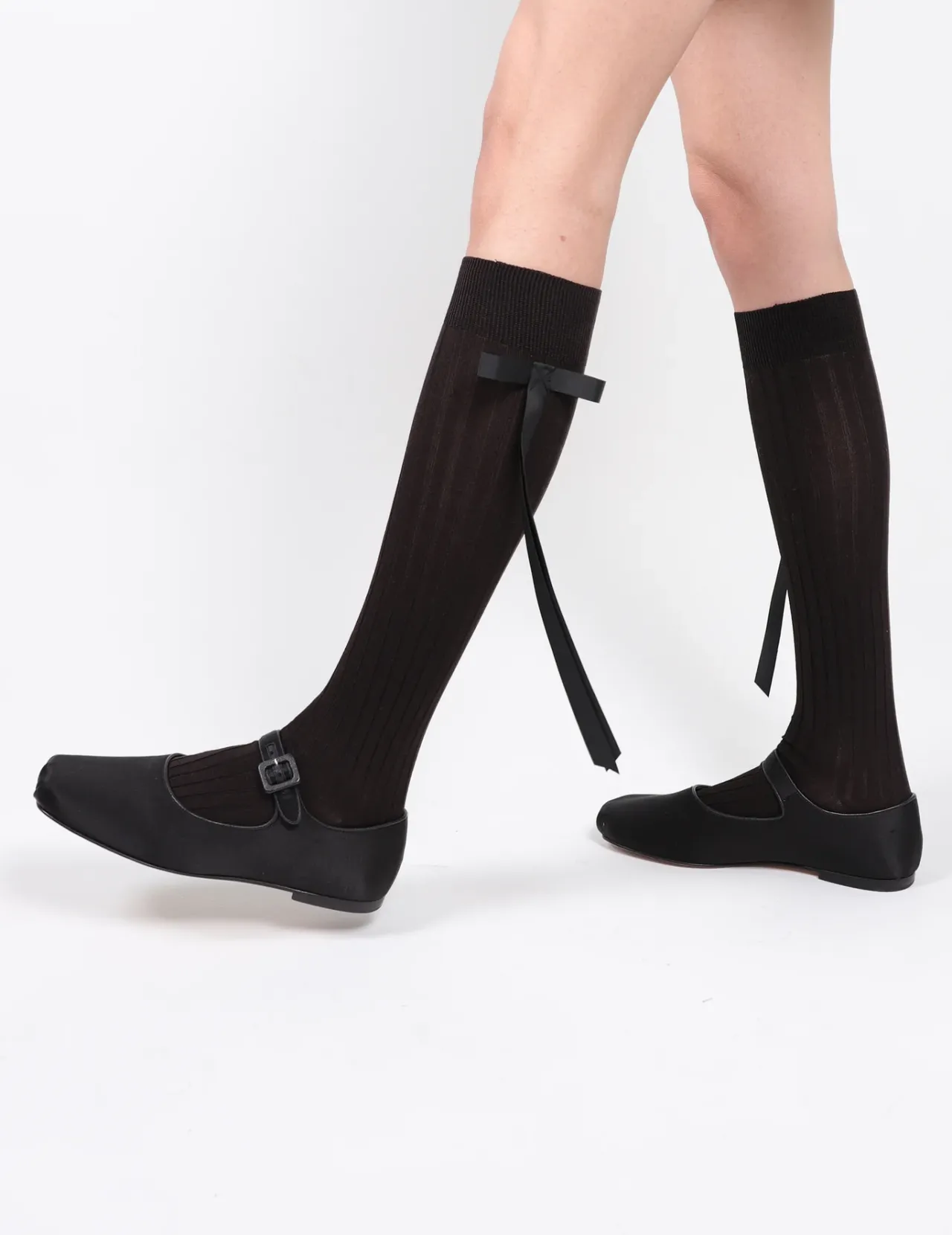 Women Sandy Liang Uniform^Recital Socks In Black