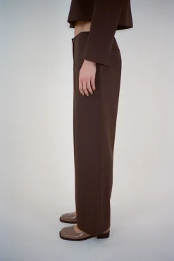 Women Sandy Liang Pants^Ride Pant In Brown