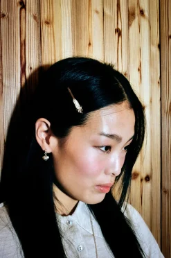 Women Sandy Liang Bridal^Safety Earrings In Sterling Silver