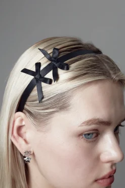 Women Sandy Liang Hair^Sergio Headband In Black
