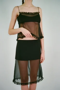 Women Sandy Liang Skirts^Serin Skirt In Black