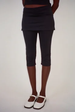 Women Sandy Liang Pants^Solow Capri In Black