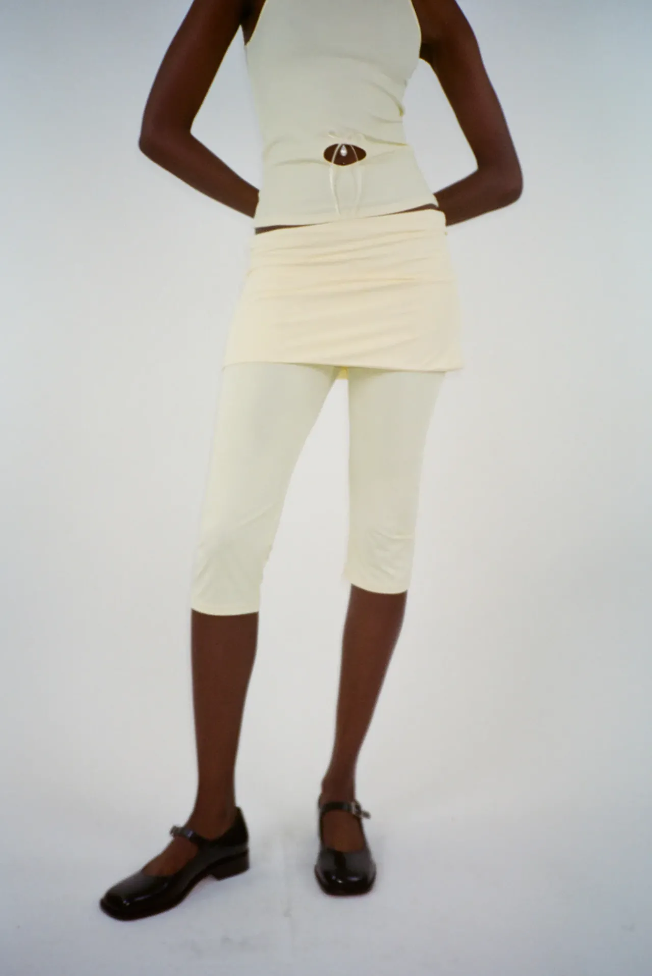 Women Sandy Liang Pants^Solow Capri In Butter