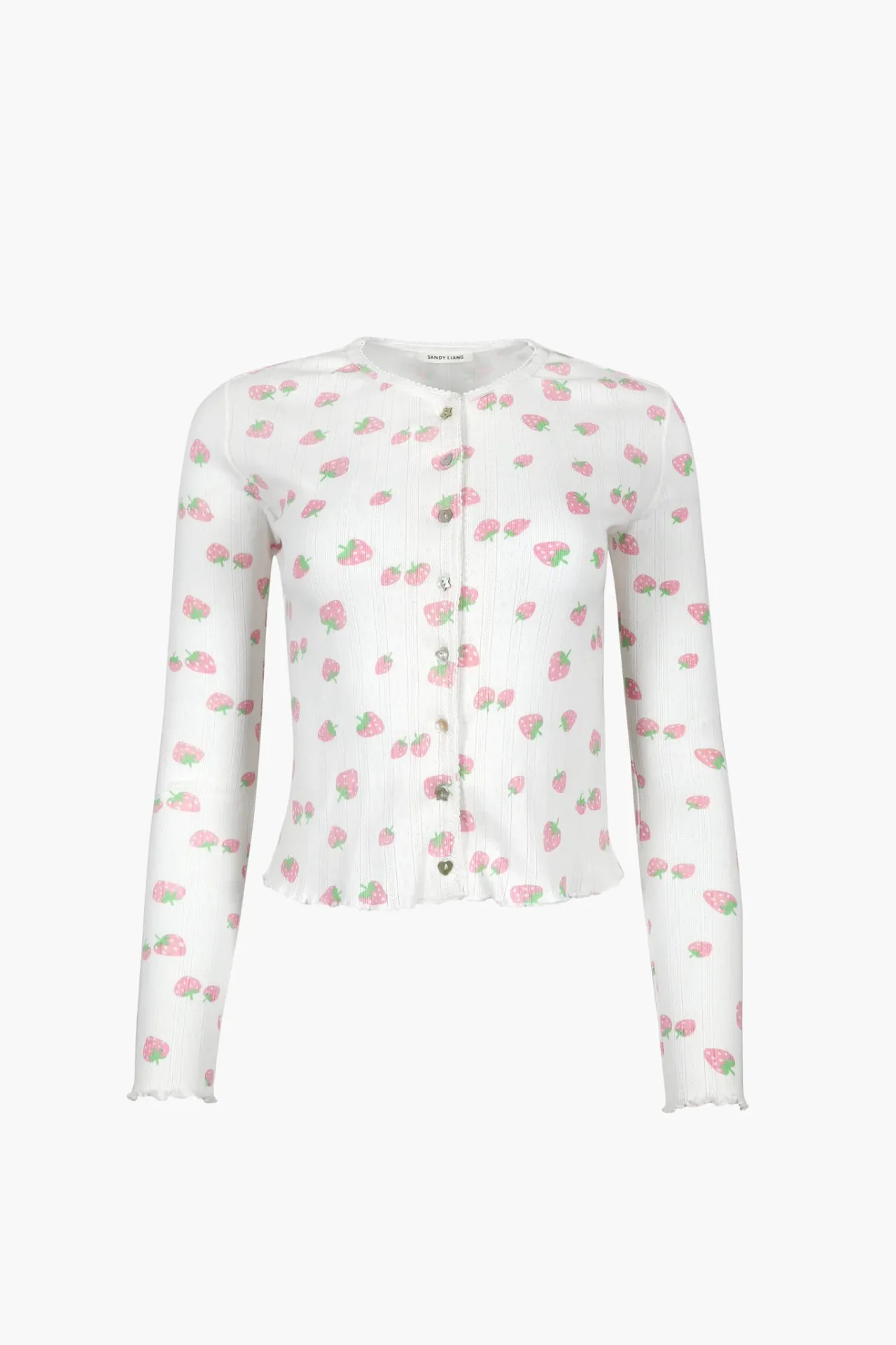 Women Sandy Liang Tops^Straw Cardigan