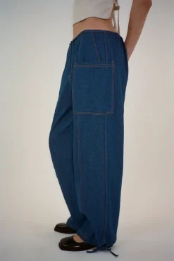 Women Sandy Liang Pants^Tifosi Pant In Indigo