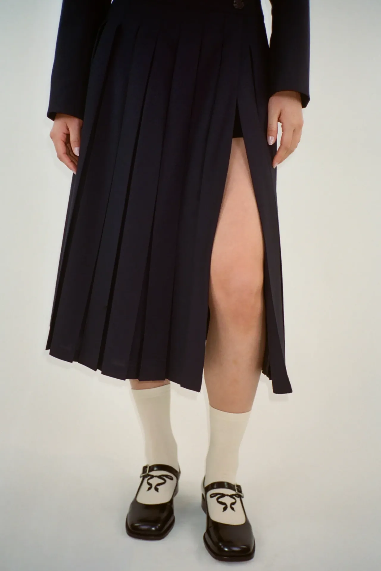 Women Sandy Liang Skirts^Uniform Skort In Dark Navy