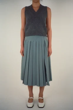 Women Sandy Liang Skirts^Uniform Skort In Grey