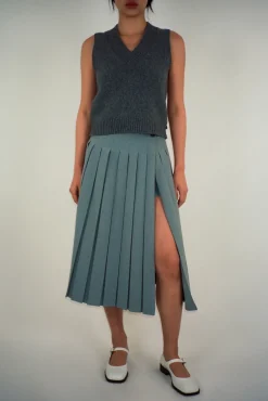 Women Sandy Liang Skirts^Uniform Skort In Grey